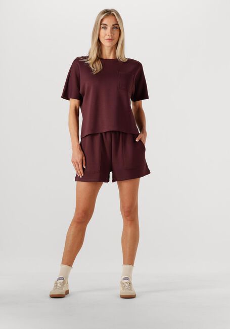 Paarse MSCH COPENHAGEN Korte broek MSCHHARISSA IMA Q POCKET SWEAT SHORTS - large