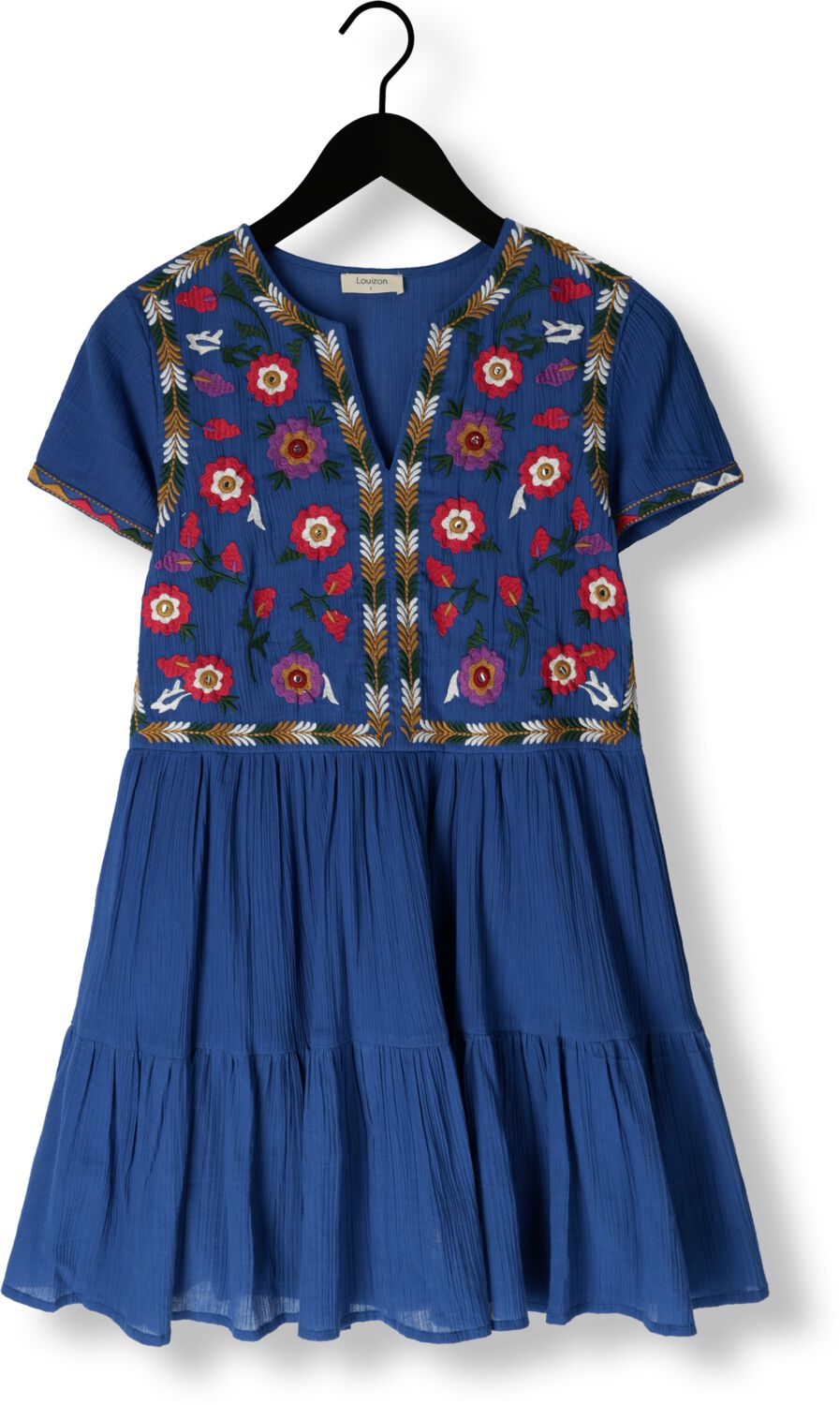 LOUIZON Dames Jurken Ontop Blauw