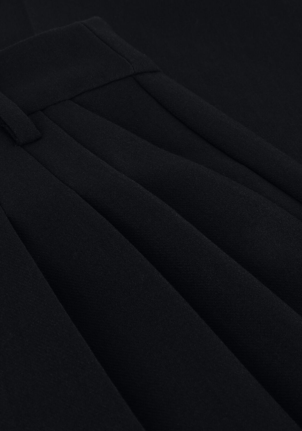 Donkerblauwe CO'COUTURE Pantalon VOLA PLEATED LONG PANT - large