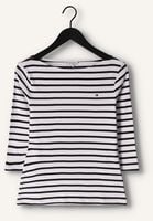 Donkerblauwe TOMMY HILFIGER T-shirt SLIM STP BOAT-NK TOP 3/4 SLV Donkerblauwe TOMMY HILFIGER T-shirt SLIM STP BOAT-NK TOP 3/4 SLV - medium