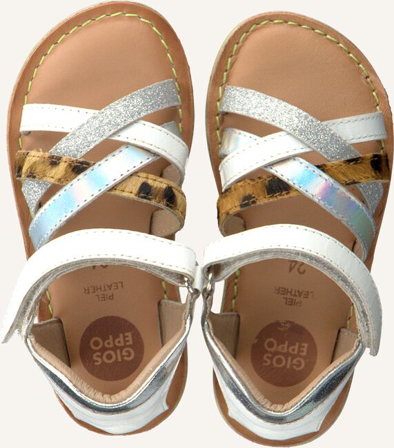 Witte GIOSEPPO Platte sandalen REWA Witte GIOSEPPO Platte sandalen REWA - large