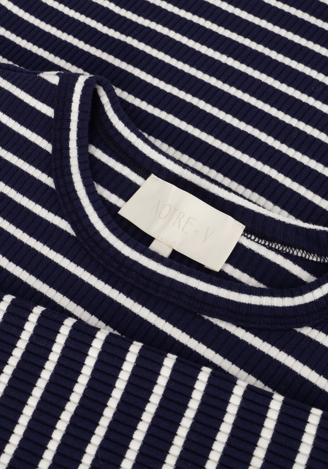 Donkerblauwe NOTRE-V Tops & T-shirts NV-EELKE ROUND NECK - large