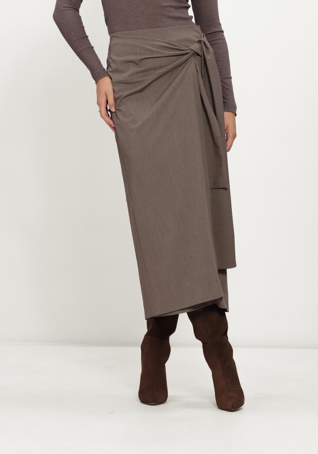 Bruine INWEAR Midirok CLEOHIW SKIRT - large