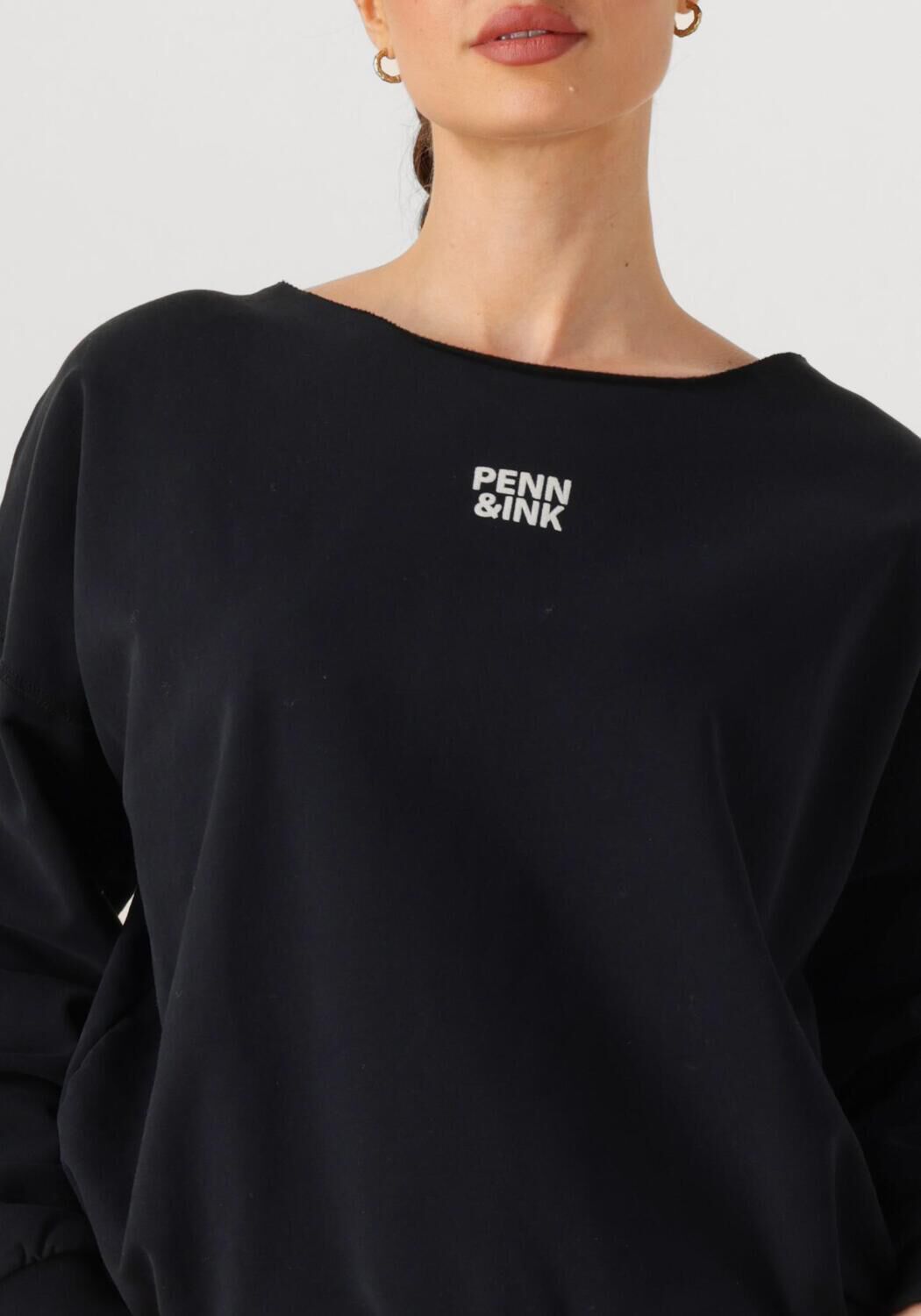 PENN & INK Dames Truien & Vesten Sweater W25f1703 Zwart