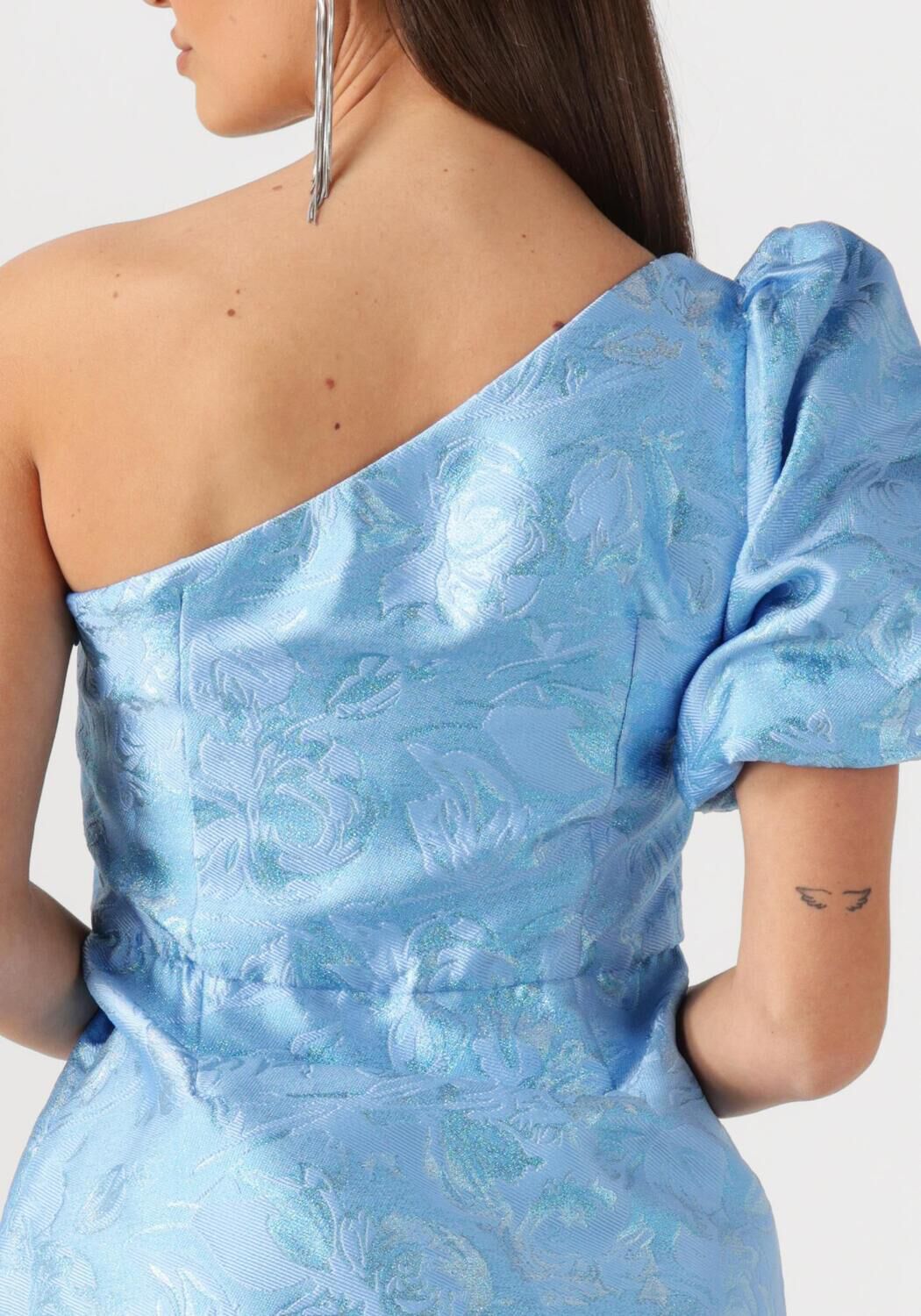 FREEBIRD Dames Jurken Dania Flower Lichtblauw
