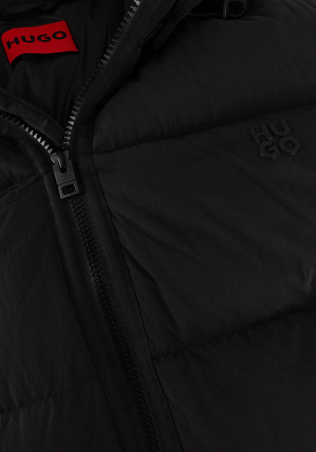 Zwarte HUGO Gewatteerde jas BIRONTO2441 - large