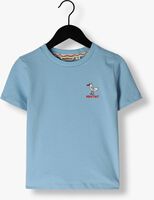 Blauwe MOODSTREET T-shirt T-SHIRT FRONT + BACK PRINT - medium
