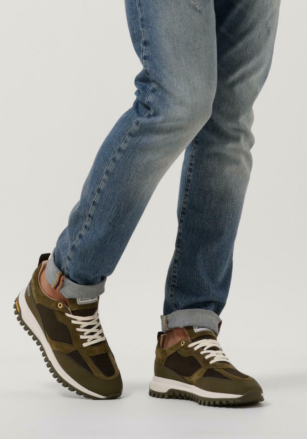 Groene MERCER AMSTERDAM Lage sneakers THE GLOBE | Omoda