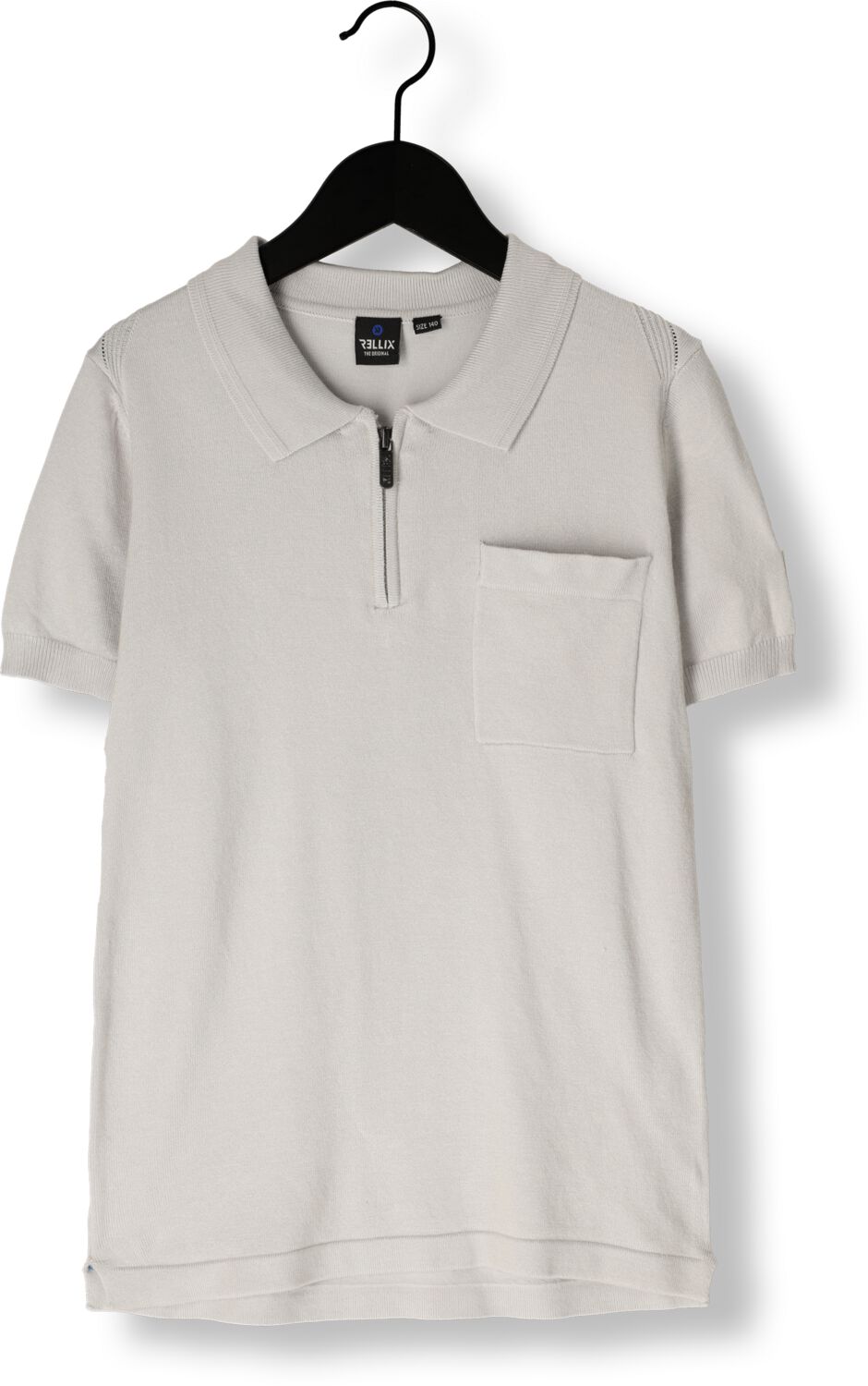 RELLIX Jongens Polo's & T-shirts Polo Knitted Zip Wit