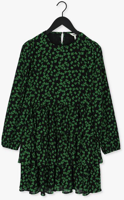 Groene OBJECT Mini jurk ALETTIA L/S SHORT DRESS - large