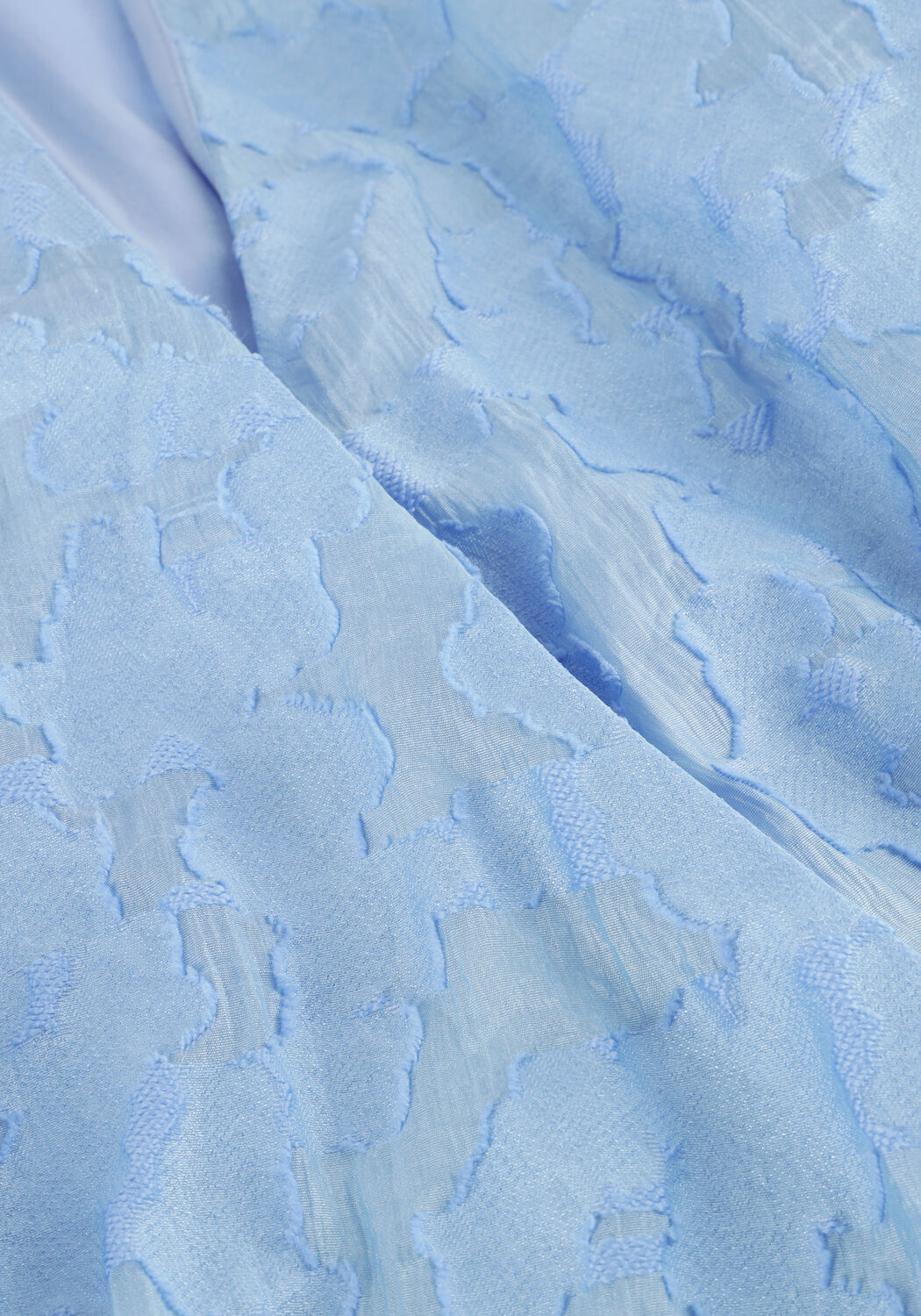 Lichtblauwe FREEBIRD Mini jurk BLOSSOM MINI - large