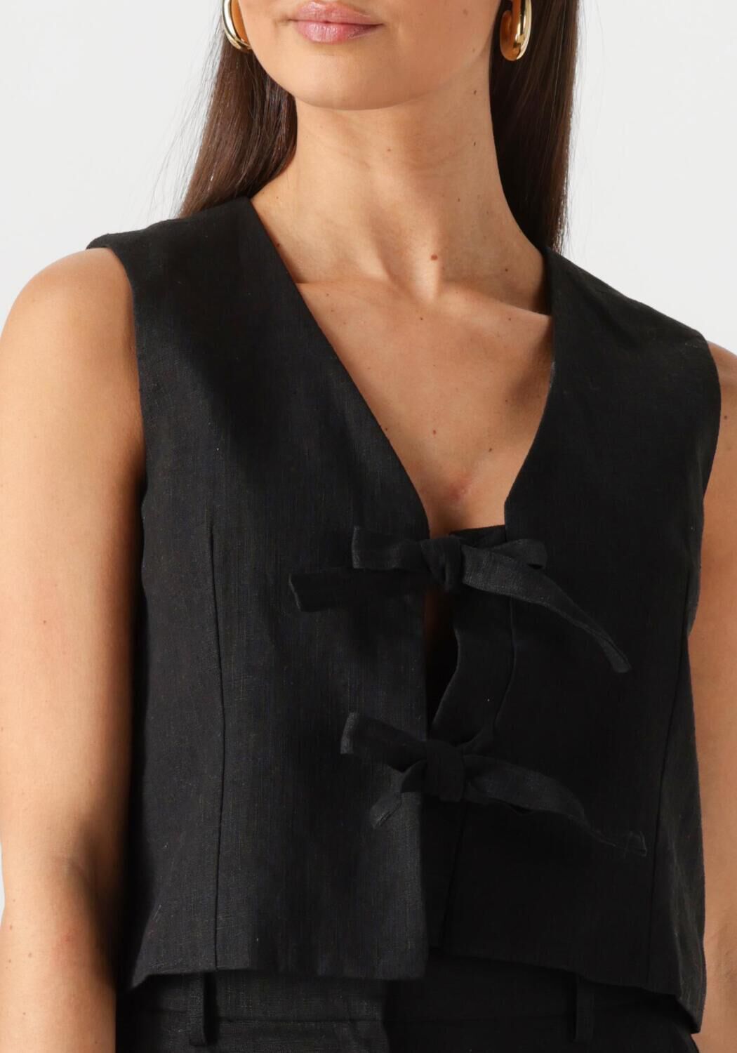 NOTRE-V Dames Tops & T-shirts Nv-freida Zwart
