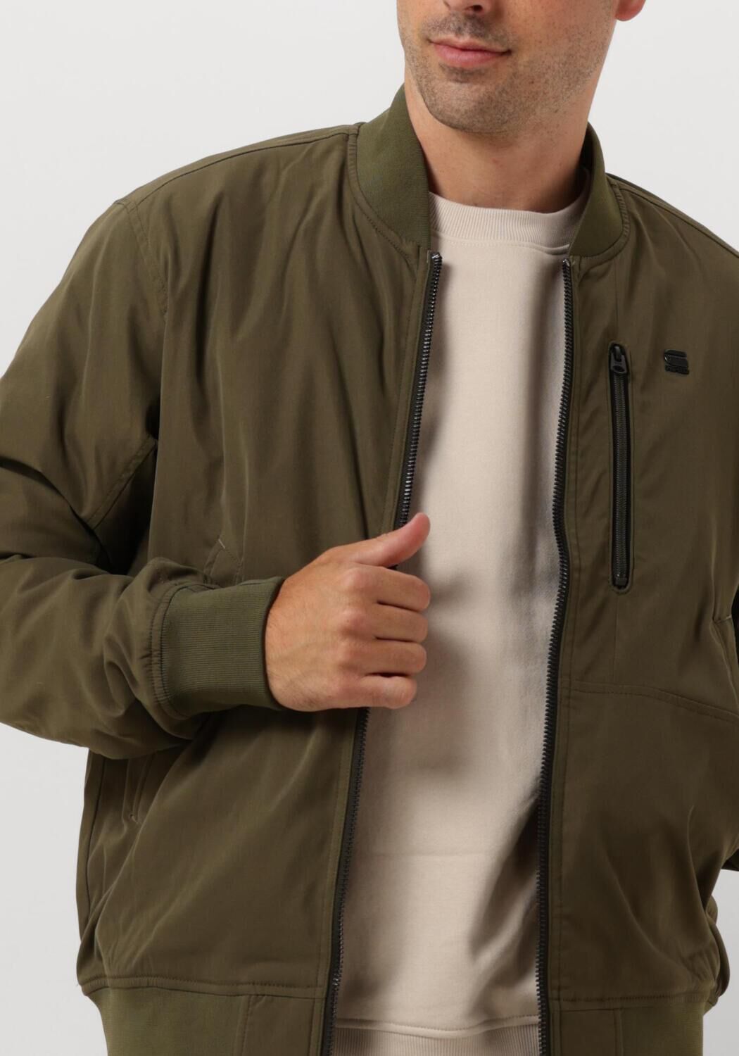G-STAR RAW Heren Jassen Tech Bomber Olijf