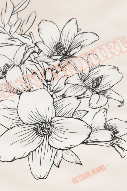 Witte RETOUR T-shirt NATHAN Witte RETOUR T-shirt NATHAN - large