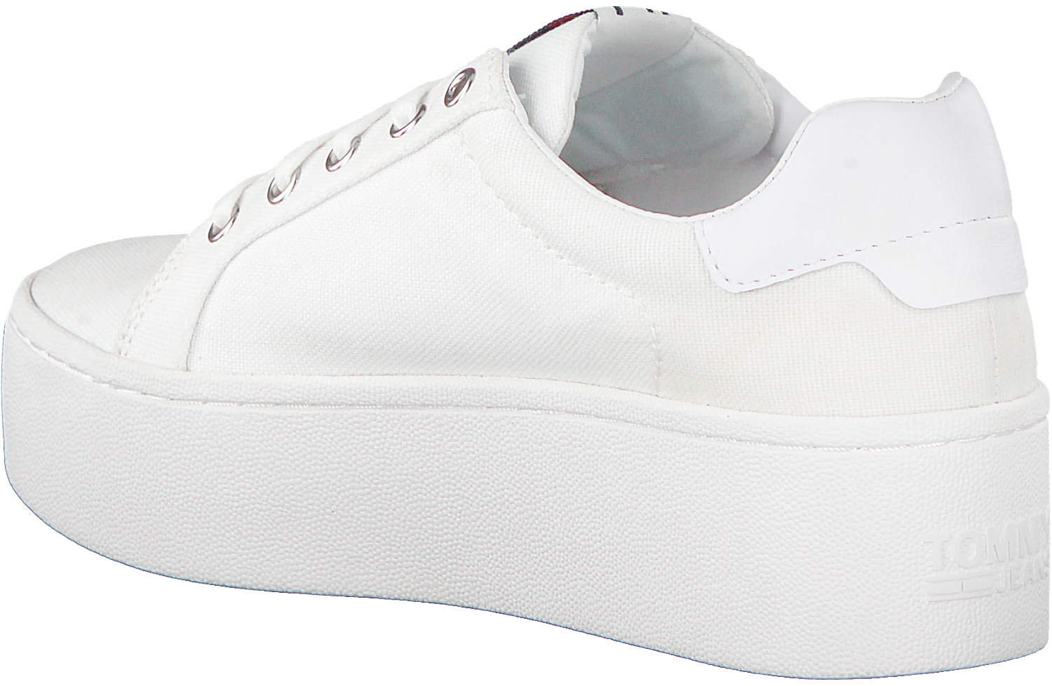 Witte TOMMY HILFIGER Sneakers FLATFORM | Omoda