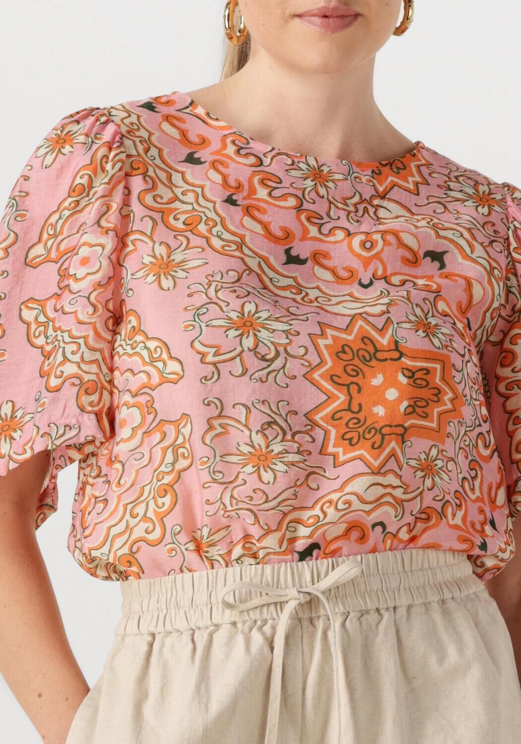 OBJECT Dames Tops & T-shirts Objholly S s Re Top 138 Multi