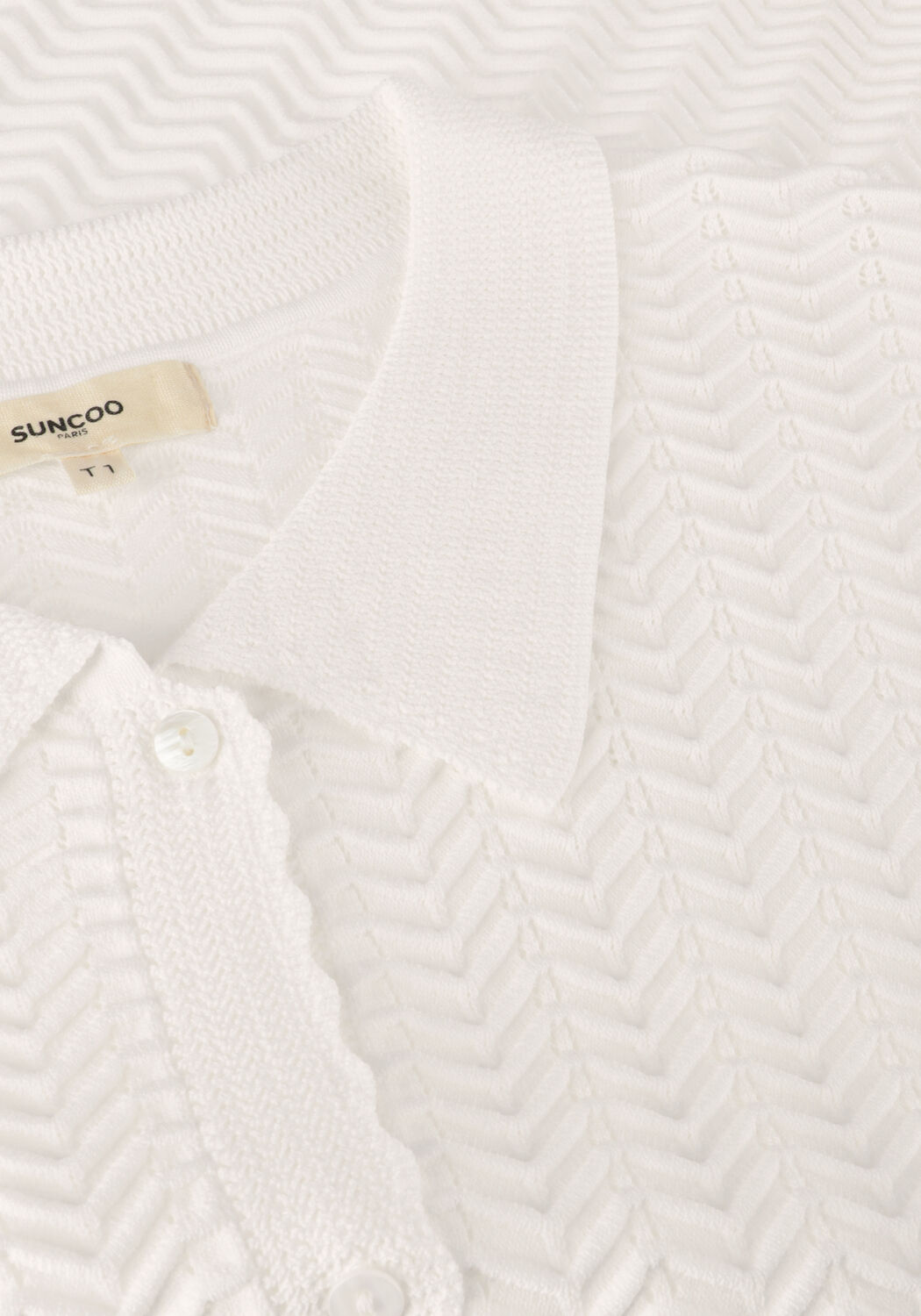 Ecru SUNCOO T-shirt GIBLIS - large