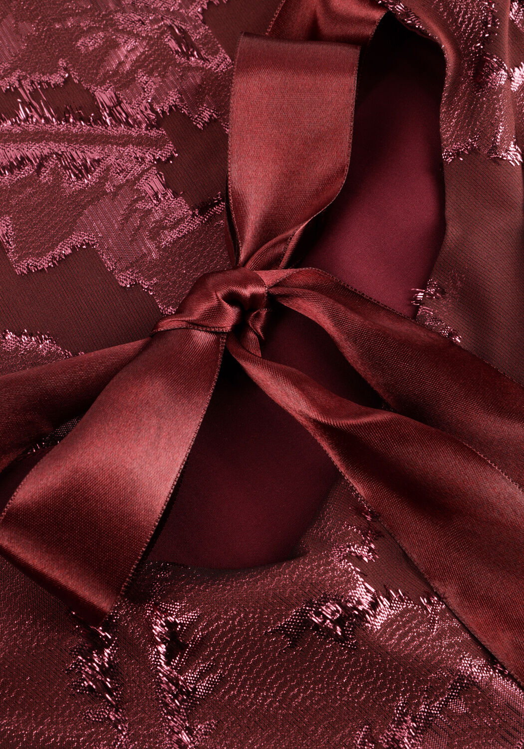 Bordeaux SUMMUM Blouses TOP SHINY JACQUARD - large