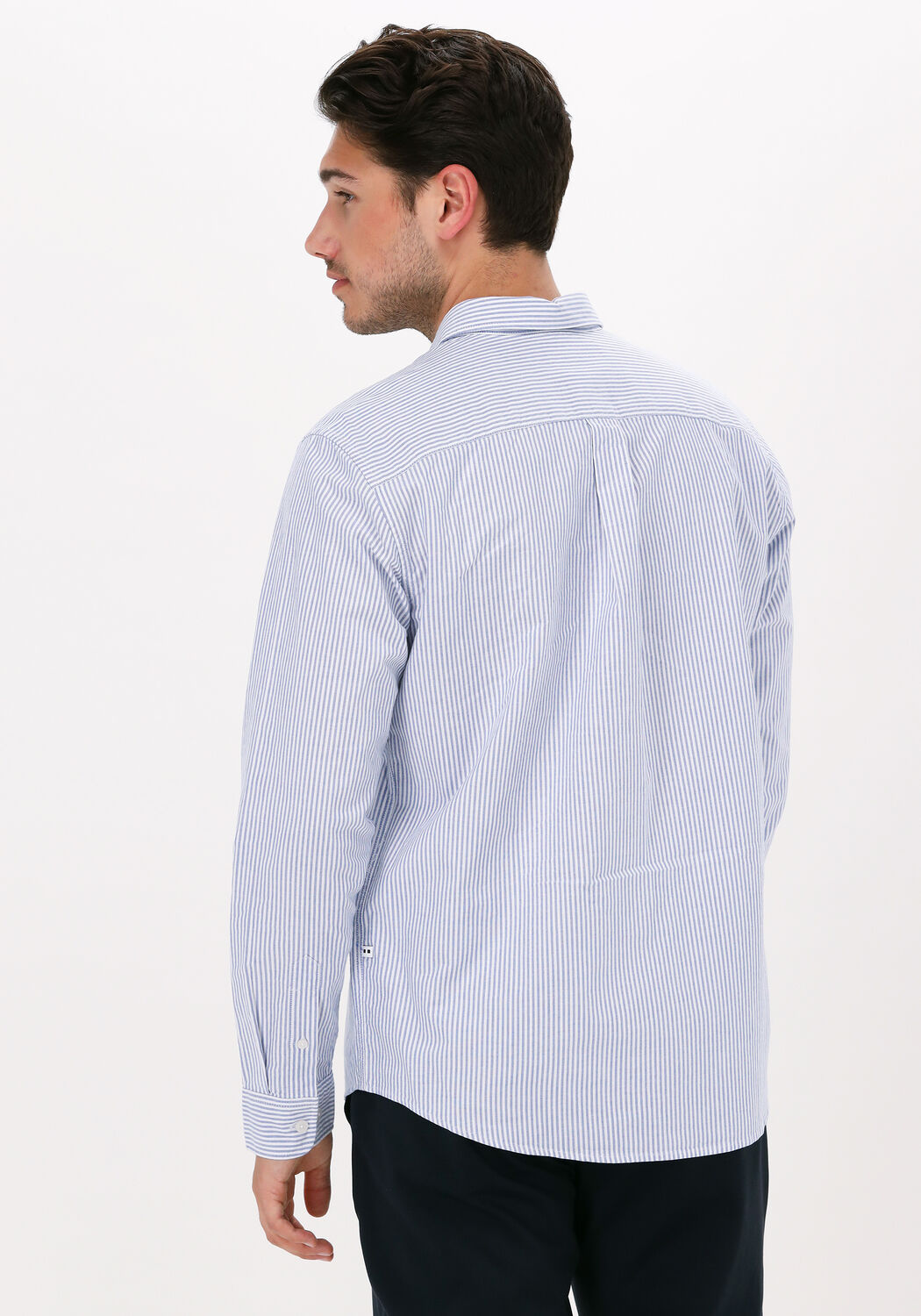 Blauwe MINIMUM Casual overhemd HARVARD 9339 Omoda