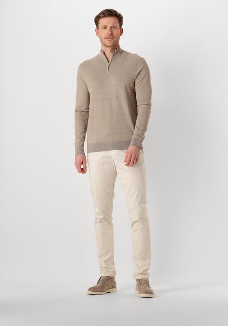 Beige PROFUOMO Coltrui HALF ZIP LUXURY BASIC - large