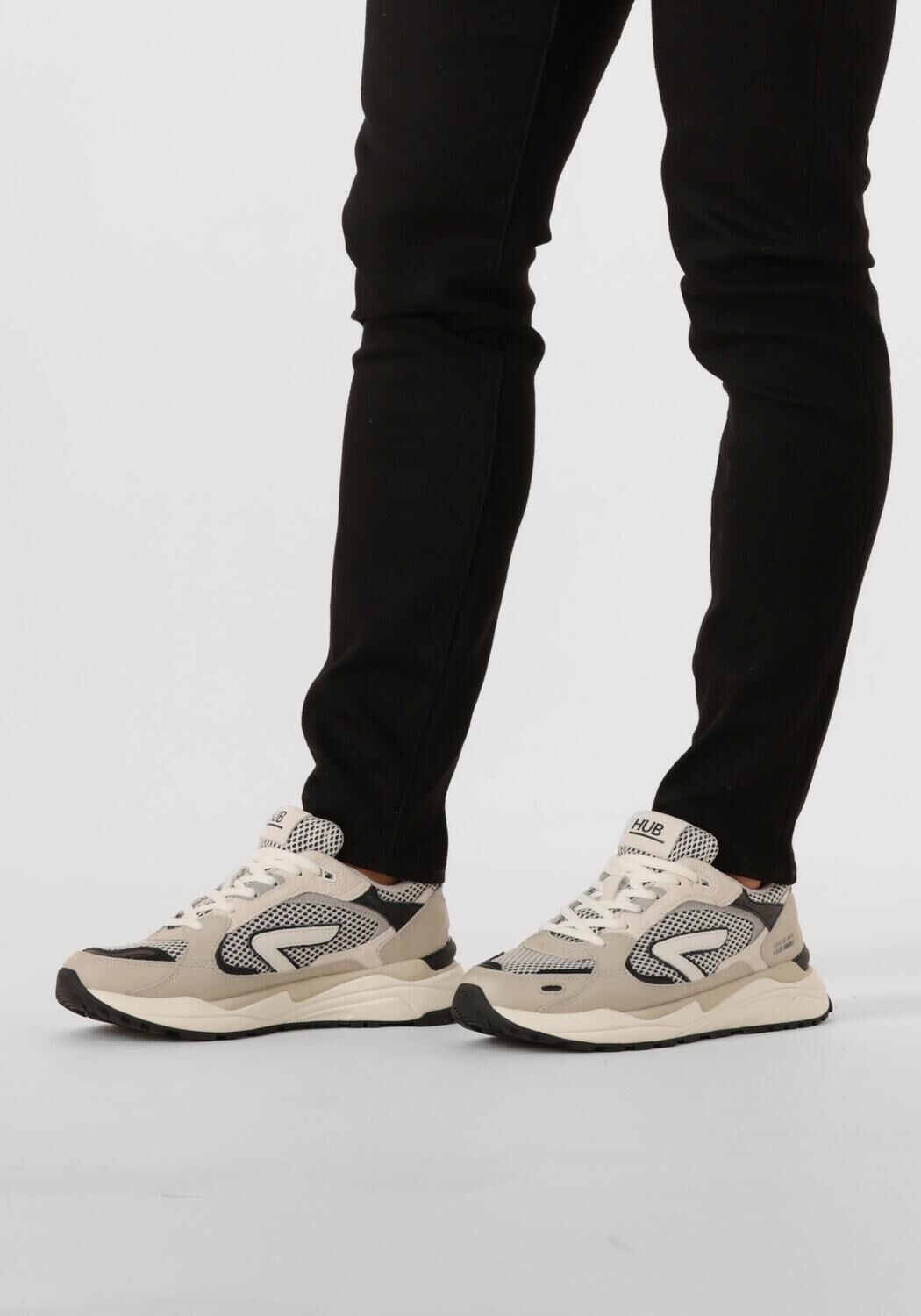 Beige HUB Lage sneakers SLAM-M - large