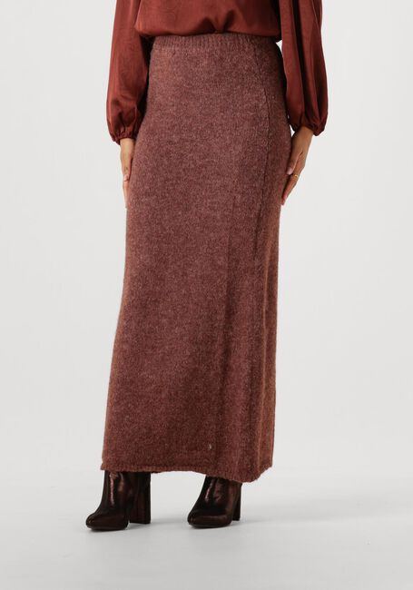 Bruine YDENCE Midirok KNITTED SKIRT EVELINE - large