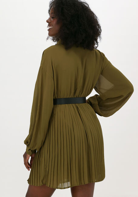 Groene NA-KD Mini jurk PLEATED MINI DRESS - large