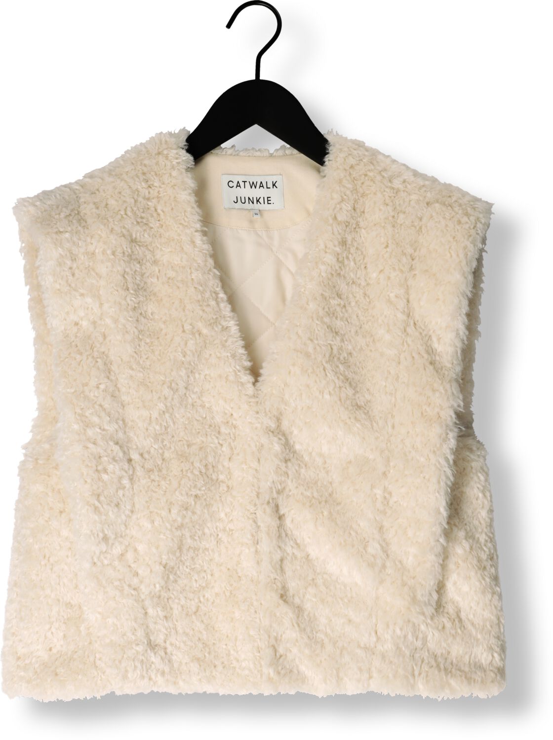 CATWALK JUNKIE Dames Blazers Teddy Body Warmer Wit