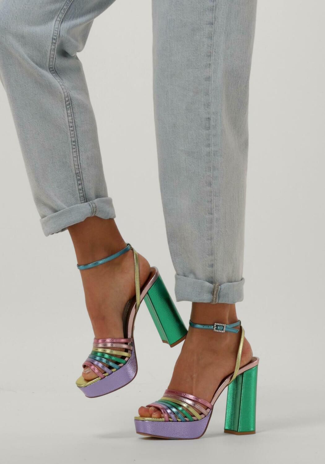 Groene KURT GEIGER LONDON Sandalen PIERRA PLATFORM - large