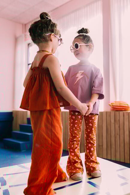 Paarse JACKY SUE T-shirt REAL TEE - large