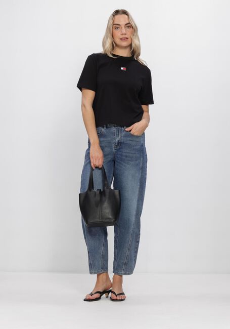 Zwarte TOMMY JEANS T-shirt TJW BXY BADGE TEE EXT - large