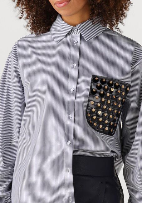 Multi JANSEN AMSTERDAM Blouses GOLDIE BLOUSE CS3 726 SEQUINS POCKET - large