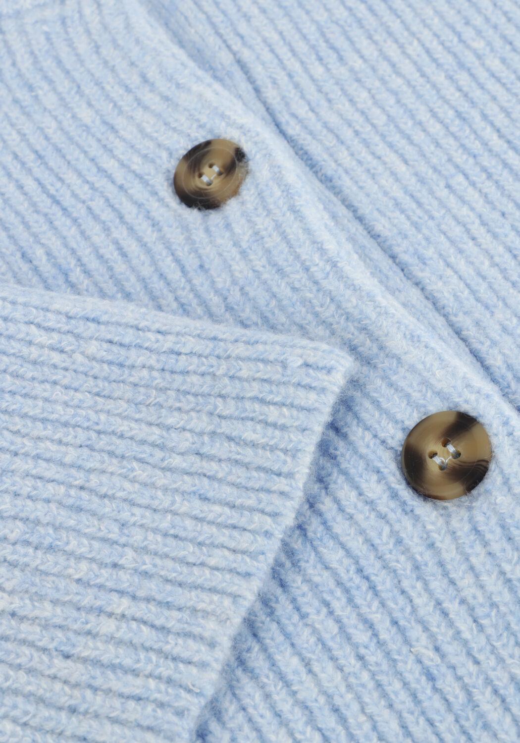 Lichtblauwe MODSTR&Ouml;M Vest NOEMD CARDIGIAN - large