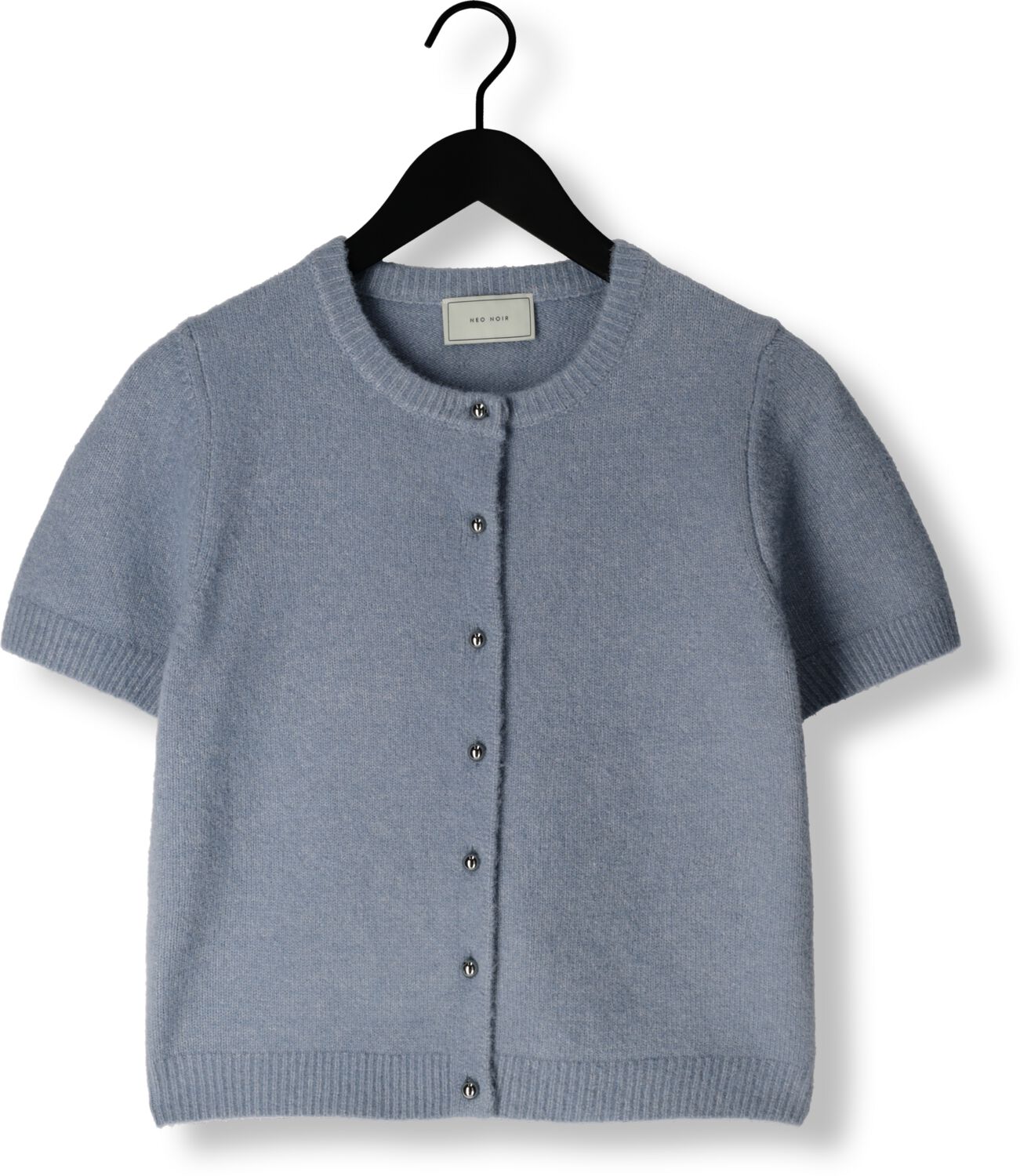 NEO NOIR Dames Truien & Vesten Mitta Knit Cardigan Lichtblauw