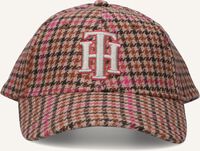 Bruine TOMMY HILFIGER Pet FEMININE PREP CHECK CAP - medium