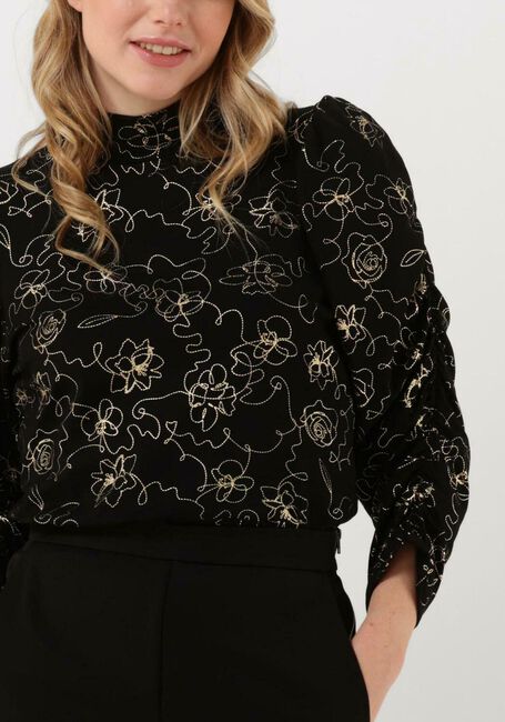 Zwarte JANSEN AMSTERDAM T-shirt PHILOU - large