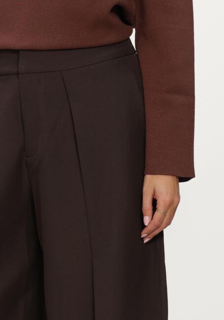 Bruine NEO NOIR Wijde broek LUCILLE STRUCTURE PANTS - large