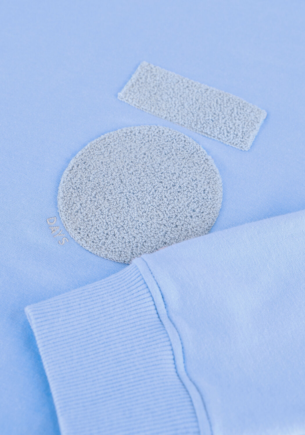 Blauwe 10DAYS Sweater SWEATER TERRY - large