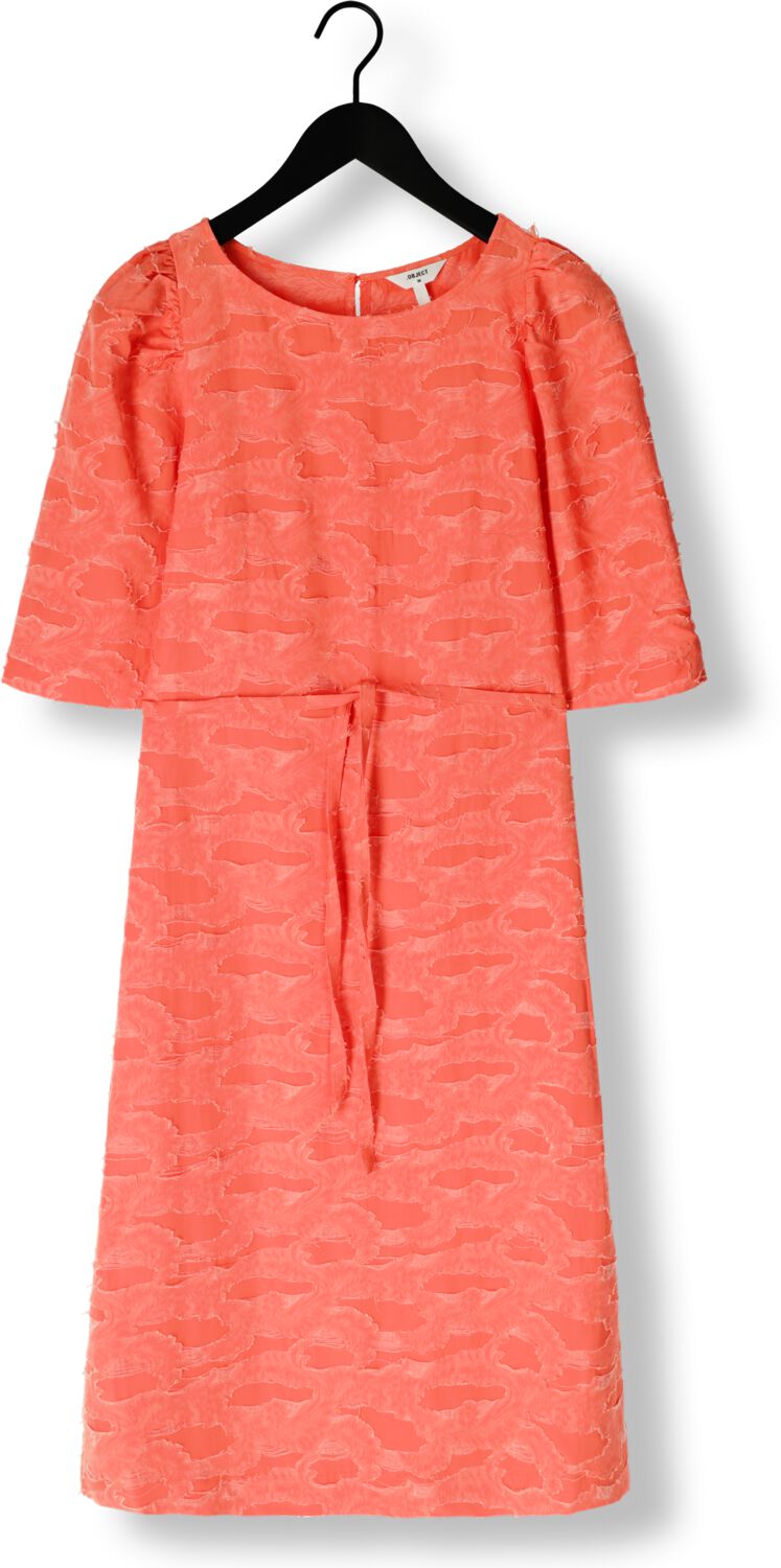 OBJECT Dames Jurken Objsuki 3 4 Dress 137 Oranje