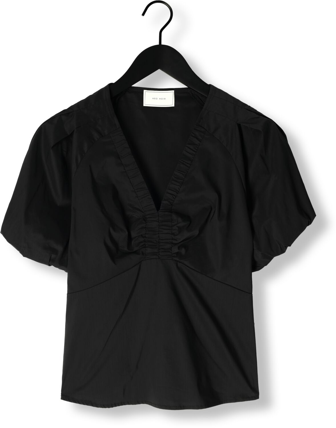 NEO NOIR Dames Blouses Irina Poplin Blouse Zwart