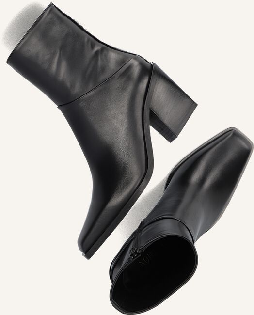 Zwarte NOTRE-V Enkellaarsjes MANEL Zwarte NOTRE-V Enkellaarsjes MANEL - large