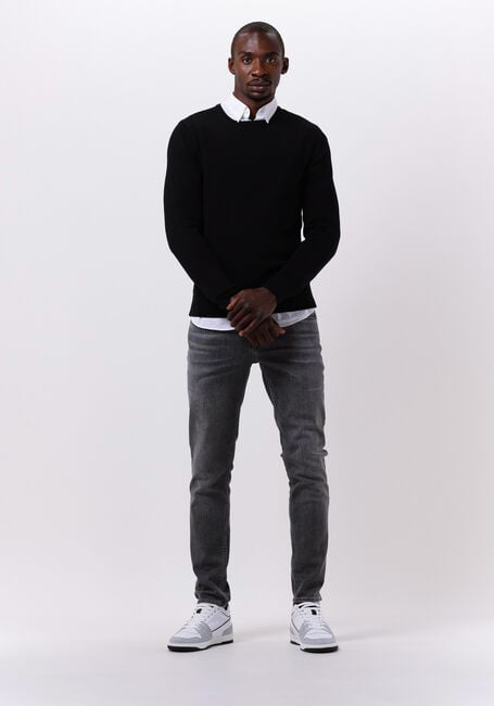 Zwarte CALVIN KLEIN Sweater SUPERIOR WOOL CREW NECK SWEATER - large