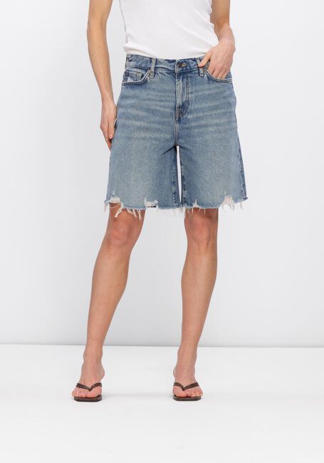 Blauwe 7 FOR ALL MANKIND Wide jeans LOLA SHORTS WAVE - large