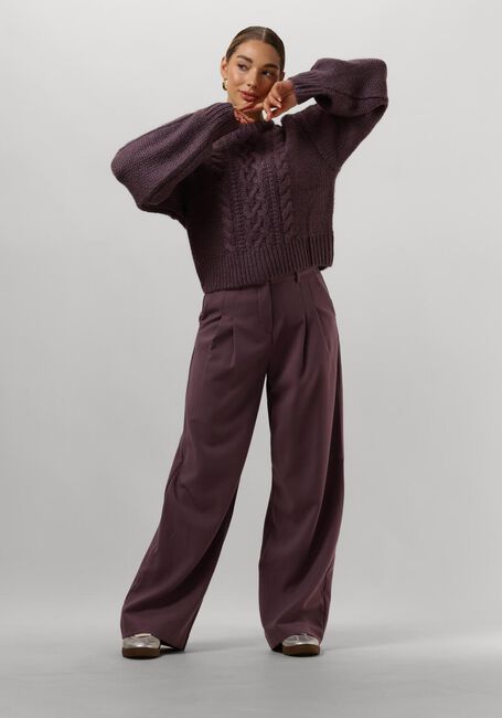 Paarse MSCH COPENHAGEN Trui MSCHDIELLA HEIDI PULLOVER - large