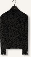 Zwarte COLOURFUL REBEL Top NEYO LEOPARD FLOCK MESH TURTLENECK TOP Zwarte COLOURFUL REBEL Top NEYO LEOPARD FLOCK MESH TURTLENECK TOP - medium