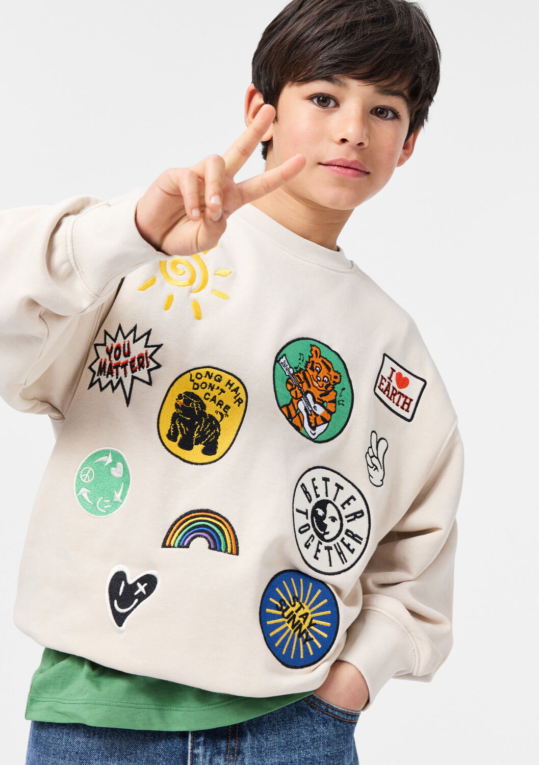 Ecru MOLO Sweater MAR - large