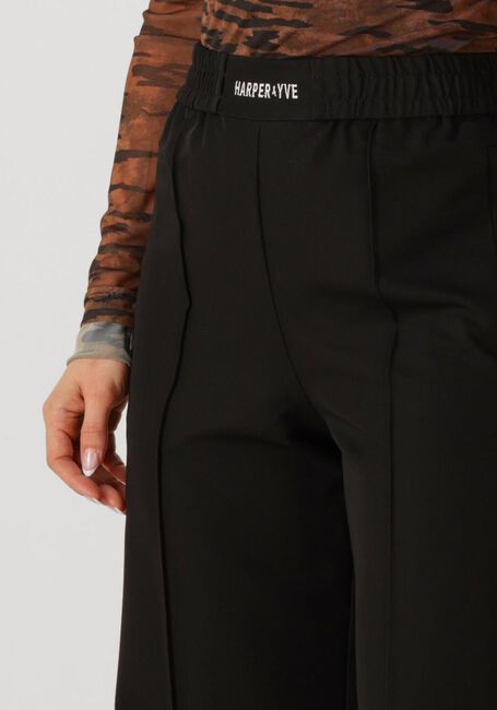 Zwarte HARPER & YVE Wijde broek DORA-PA - large