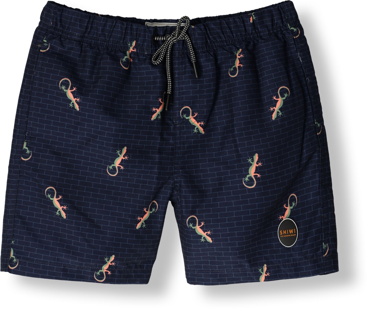 SHIWI Jongens Zwemkleding Swim Shorts Lizard Donkerblauw