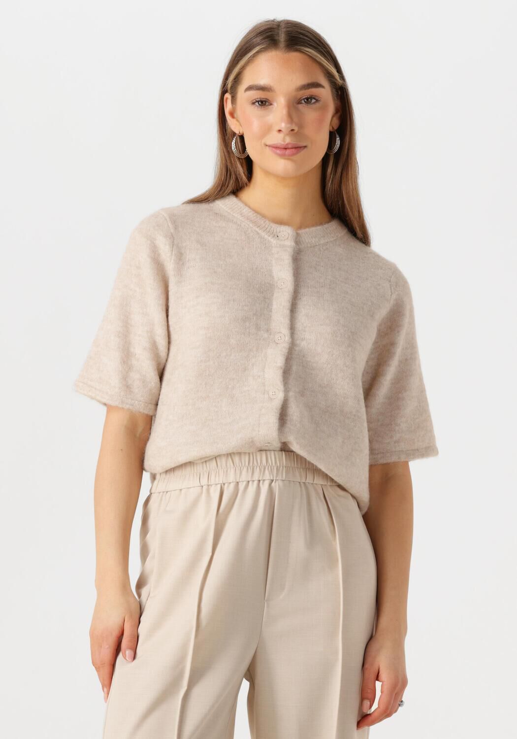 SELECTED FEMME Dames Truien & Vesten Slflulu 2 4 Knit Cardigan Beige