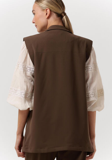 Bruine OBJECT Gilet SANNI WAISTCOAT - large